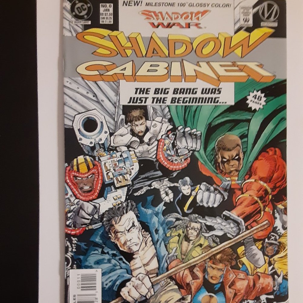 SHADOW CABINET #0 (MILESTONE MEDIA) SHADOW WAR